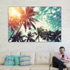 Vintage Style Palm Trees Wall Art