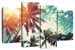 Vintage Style Palm Trees Wall Art