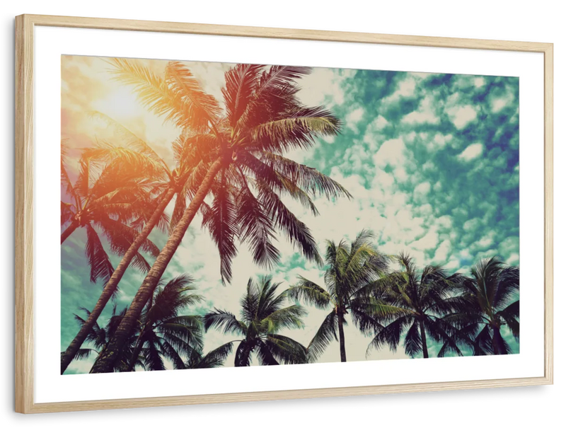 Vintage Style Palm Trees Wall Art