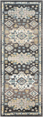 Cabacungan Black & Blue Washable Area Rug