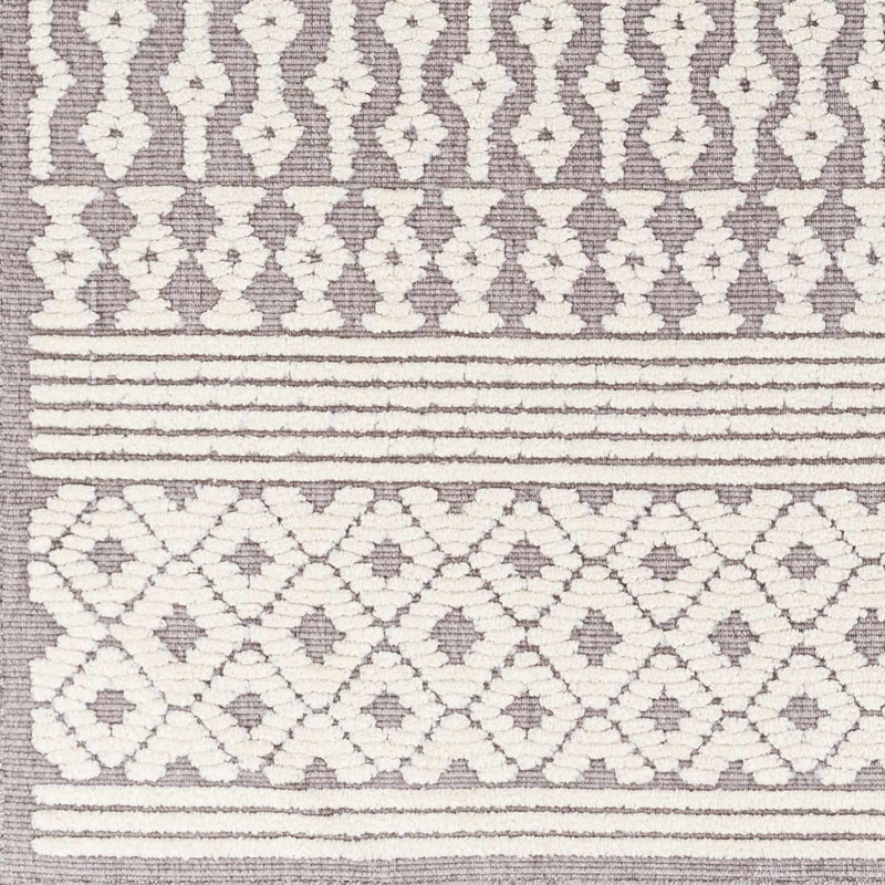 Drago Gray Washable Area Rug