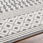 Drago Gray Washable Area Rug