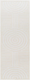 Deron White Washable Area Rug