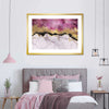 Pink And Gold Abstract Wall Art