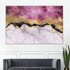 Pink And Gold Abstract Wall Art