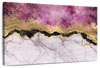 Pink And Gold Abstract Wall Art