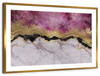 Pink And Gold Abstract Wall Art