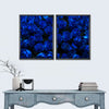 Royal Blue Roses Wall Art