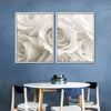 Pure White Roses Wall Art