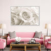 Pure White Roses Wall Art