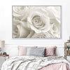 Pure White Roses Wall Art
