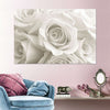 Pure White Roses Wall Art