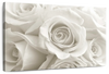 Pure White Roses Wall Art