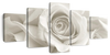 Pure White Roses Wall Art