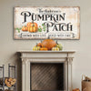 Personalized Pumpkin Patch Sign III