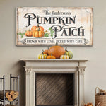 Personalized Pumpkin Patch Sign III
