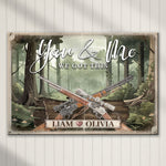 Gun Themed We Got This Couple Sign