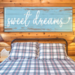 Sweet Dreams Bedroom Wall Sign