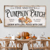 Personalized Pumpkin Patch Sign VII