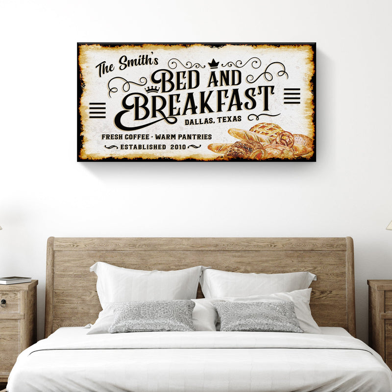 Bed and Breakfast Sign IV