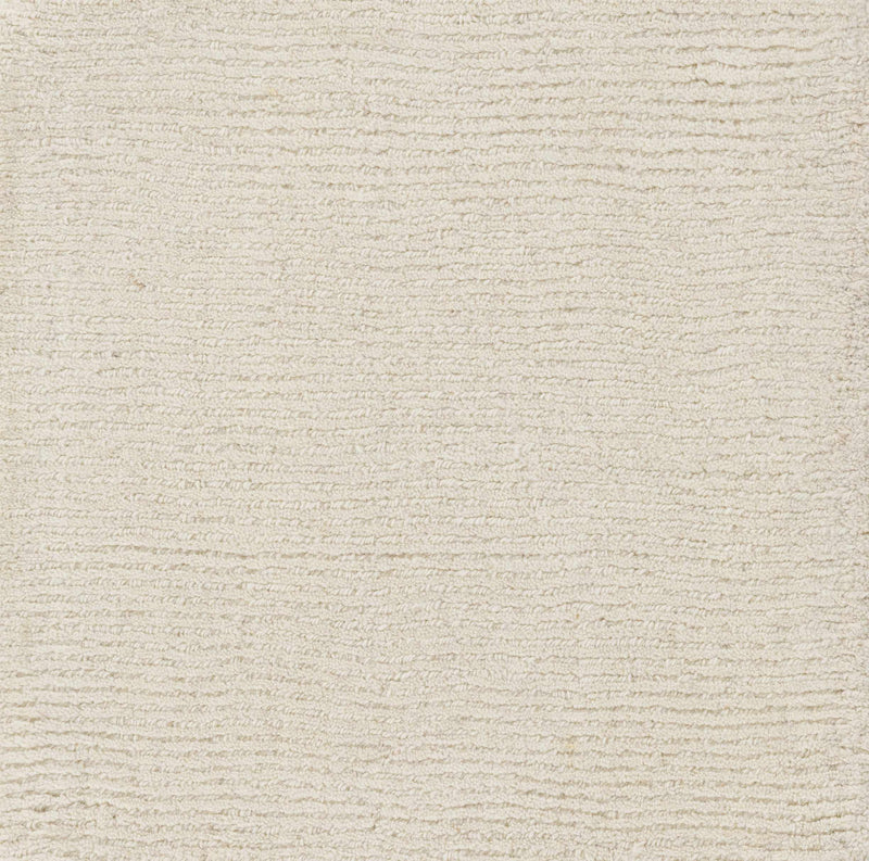 Brockton Solid Wool Light Beige Area Rug