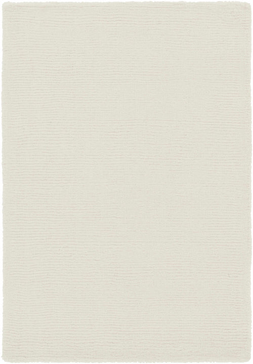 Brockton Solid Wool Light Beige Area Rug