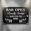 Bar Open Sign