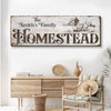 Family Homestead Sign II