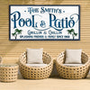 Personalized Pool Bar Sign II