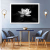 Lotus Flower Monochrome Wall Art