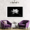 Lotus Flower Monochrome Wall Art