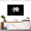 Lotus Flower Monochrome Wall Art