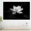 Lotus Flower Monochrome Wall Art