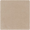 Brockton Solid Tan Wool Rug