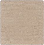 Brockton Solid Tan Wool Rug