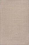 Brockton Solid Tan Wool Rug