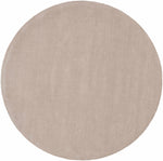 Brockton Solid Tan Wool Rug