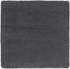 Brockton Solid Wool Charcoal Area Rug