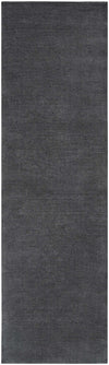 Brockton Solid Wool Charcoal Area Rug