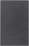 Brockton Solid Wool Charcoal Area Rug