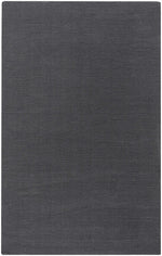 Brockton Solid Wool Charcoal Area Rug