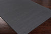Brockton Solid Wool Charcoal Area Rug