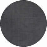 Brockton Solid Wool Charcoal Area Rug
