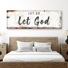 Let Go Let God Faith Sign