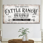 Branded Cattle Ranch Sign VI