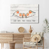 Family Flock of Birds Sign