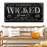 Personalized Wicked Halloween Sign
