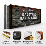 Backyard Bar & Grill Sign XXI