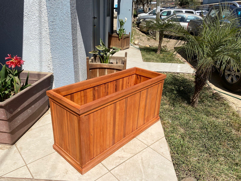 Santa Barbara Redwood Planter Box