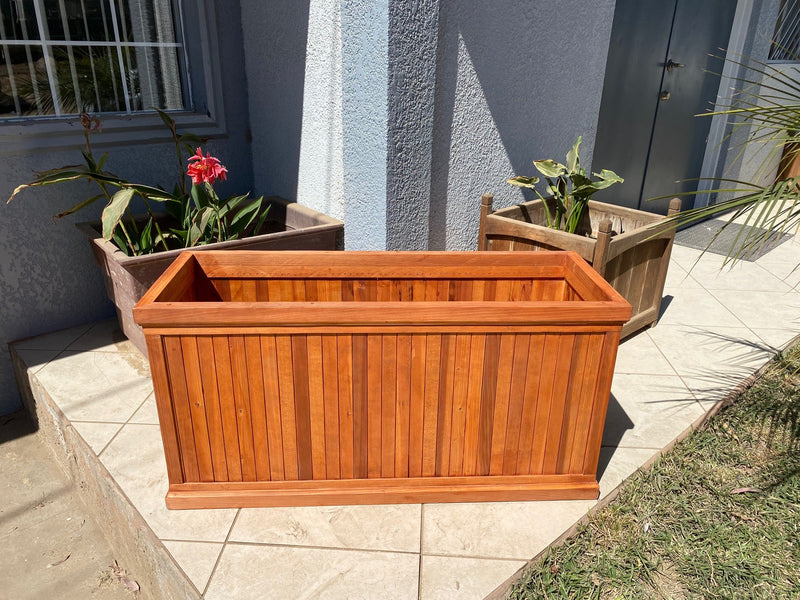 Santa Barbara Redwood Planter Box